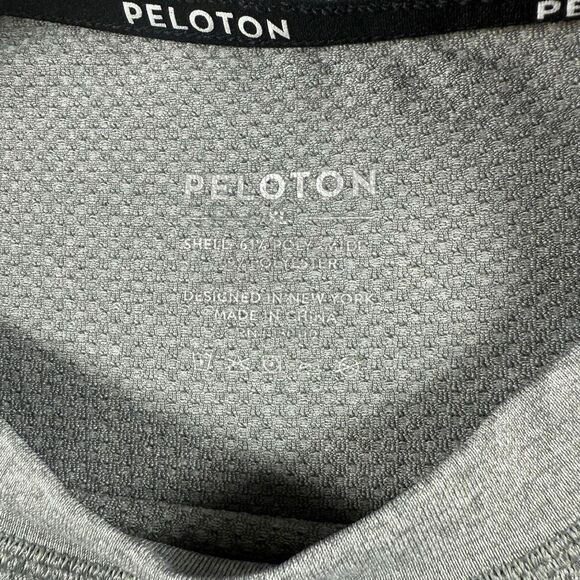 Peloton Seamless Sleeveless Athletic Muscle Tank in Light Gray - US Men’s XL - Picture 3 of 15